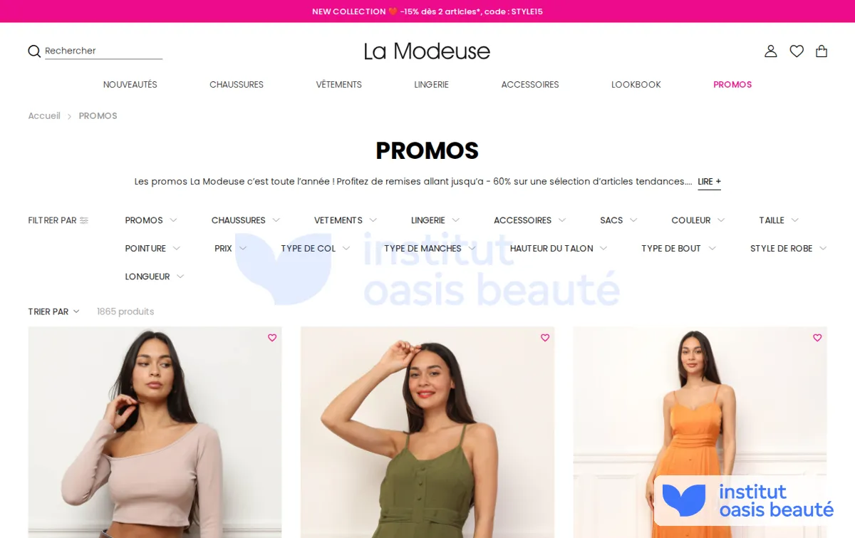 Capture : PROMOS - La Modeuse